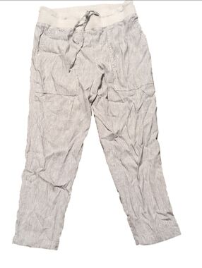 Lou & Grey For Loft Gray Linen Blend Pants Size Medium